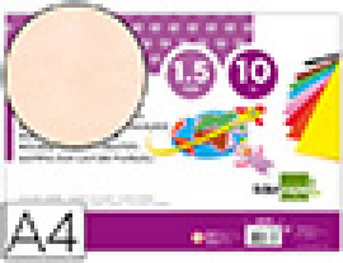 Goma eva liderpapel din a4 60 gr espessura 1,5mm bege pack 10 folhas , Liderpapel , 78489 , 8423473784895